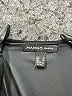 Mango Solid Black Casual Dress Size XS - photo 7