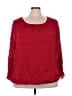 Alyx 100% Polyester Red 3/4 Sleeve Blouse Size 3X - photo 1