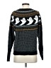 Unbranded 100% Acrylic Print Black Pullover Sweater Size S - photo 2