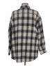 Polagram 100% Cotton Plaid Gray Long Sleeve Button-Down Shirt Size M - photo 2