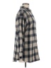Polagram 100% Cotton Plaid Gray Long Sleeve Button-Down Shirt Size M - photo 4