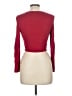 Shein Red Long Sleeve Top Size 6 - photo 2