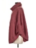 Ann Taylor LOFT Burgundy Poncho Size M - photo 5