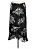 Style&Co 100% Polyester Floral Black Casual Skirt Size 10 (petite) - photo 1