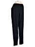 Lands' End 100% Cotton Solid Black Casual Pants Size S (tall) - photo 2
