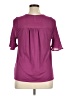 Perseption Concept Purple Short Sleeve Blouse Size XL - photo 2