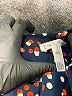 Leith 100% Polyester Polka Dots Blue Shorts Size XXS - photo 3