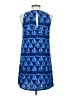 St. Tropez West 100% Polyester Graphic Blue Casual Dress Size XS - photo 2