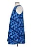 St. Tropez West 100% Polyester Graphic Blue Casual Dress Size XS - photo 5