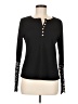 Unbranded Black Long Sleeve Henley Size M - photo 1
