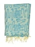 f.c 100% Polyester Teal Blue Scarf One size - photo 2