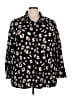 Shein Curve 100% Polyester Animal Print Black 3/4 Sleeve Blouse Size 20 Plus (4) - photo 1