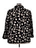 Shein Curve 100% Polyester Animal Print Black 3/4 Sleeve Blouse Size 20 Plus (4) - photo 2