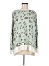 Honeyme Animal Print Green Pullover Sweater Size M - photo 1