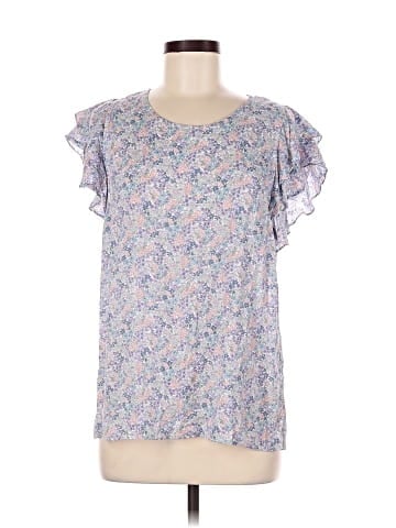 Cynthia Rowley Short Sleeve Blouse (view 1)