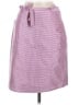 Tocca 100% Silk Checkered-gingham Pink Silk Skirt Size 6 - photo 1