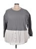 Shein Curve Gray Pullover Sweater Size 20 Plus (4) - photo 1