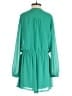 Express 100% Polyester Solid Green Romper Size S - photo 2