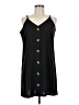 Unbranded Solid Black Casual Dress Size M - photo 1