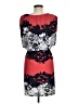 En Focus Studio Print Red Casual Dress Size 8 - photo 2