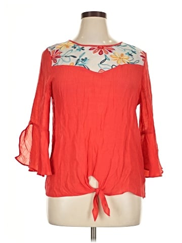 I.N. Studio 3/4 Sleeve Blouse (view 1)