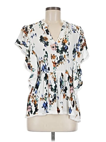MUNTHE Short Sleeve Blouse (view 1)