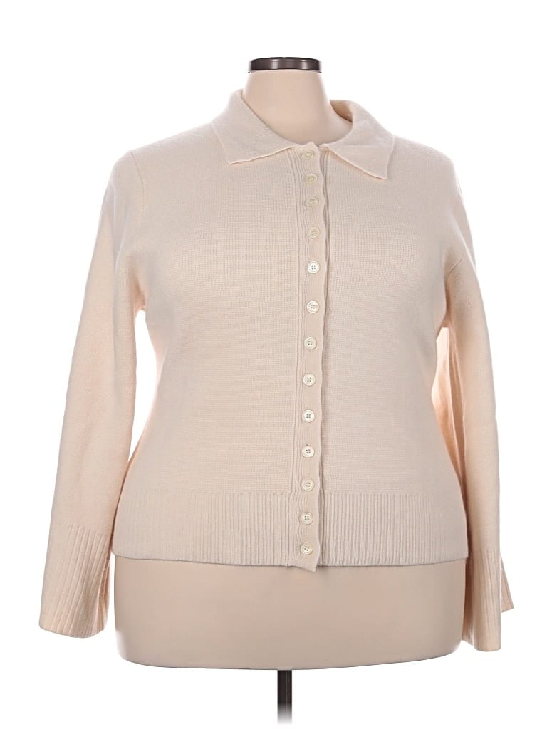 Jcrew Wool Cardigan Sweater In White