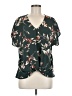 Weston 100% Polyester Green Short Sleeve Blouse Size M - photo 1