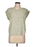 Pink Rose 100% Polyester Green Short Sleeve Top Size L - photo 1