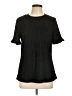 Blooming Jelly Black Short Sleeve Blouse Size L - photo 1