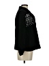 Ann Taylor LOFT 100% Polyester Fair Isle Black Fleece Size M (petite) - photo 4
