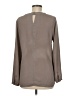 Premise Studio 100% Polyester Gray Brown Long Sleeve Blouse Size M - photo 2