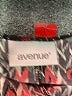 Avenue Print Gray Red Casual Dress Size 18 - 20 Plus - photo 7