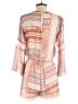 BCBGeneration 100% Polyester Paisley Pink Romper Size XS - photo 2