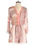 BCBGeneration 100% Polyester Paisley Pink Romper Size XS - photo 1
