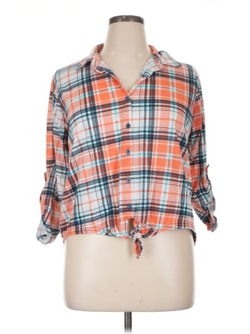 New York Laundry 3/4 Sleeve Blouse (view 1)