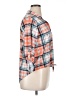 New York Laundry 100% Polyester Plaid Orange 3/4 Sleeve Blouse Size XL - photo 4
