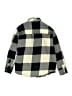 Zara 100% Cotton Checkered-gingham Gray Tan Long Sleeve Button-Down Shirt Size 11 - 12 - photo 2
