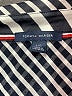 Tommy Hilfiger 100% Polyester Chevron-herringbone Silver Long Sleeve Blouse Size L - photo 6