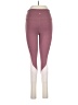 Athleta Color Block Burgundy Active Pants Size M - photo 2