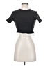 On Twelfth 100% Cotton Silver Short Sleeve Turtleneck Size S - photo 1