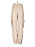 Zara 100% Viscose Tan Cargo Pants Size S - photo 2