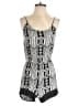 Raya Sun 100% Rayon Graphic Black Romper Size S - photo 1