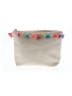 Shiraleah Ivory Tan Makeup Bag One size - photo 1