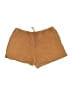H&M Solid Brown Khaki Shorts Size M - photo 1