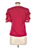 DR2 Burgundy Red Short Sleeve Top Size L - photo 2