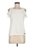 MICHAEL Michael Kors Ivory Short Sleeve Top Size M - photo 1