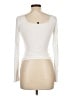 Aqua Ivory Long Sleeve Top Size L - photo 2