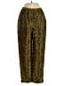 Classiques Entier Print Gold Casual Pants Size 4 - photo 1