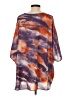 Adrienne Tie-dye Purple 3/4 Sleeve Blouse Size S - photo 2